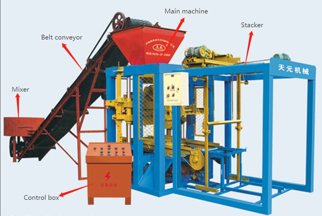 Semi-auto block machine QTJ4-26